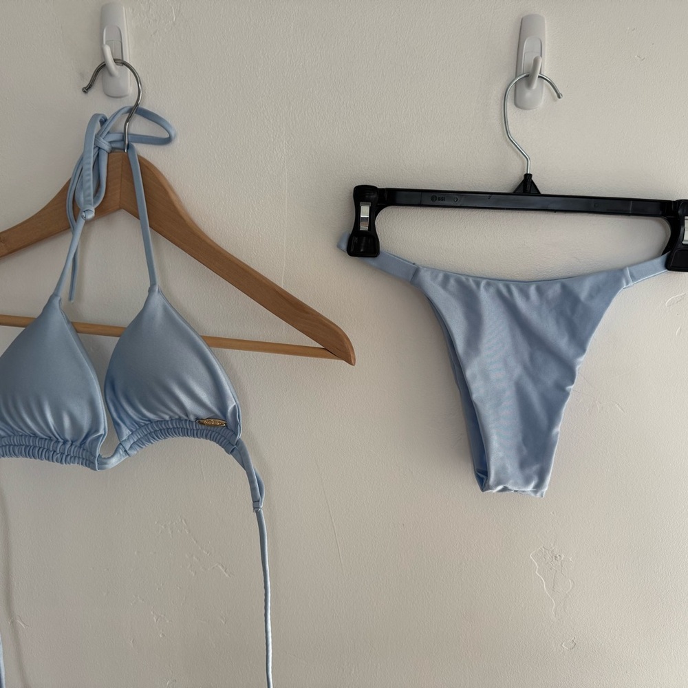 Baby Blue Shine Corpobonito Bikini Swimwear Set